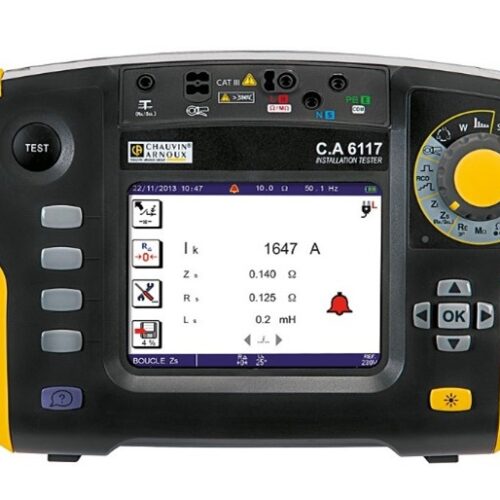 chauvin arnoux CA 6117 installatietester